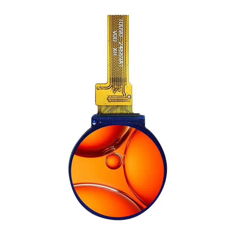 عرض 0.90 بوصة TFT LCD 128 (RGB)*128 شاشة IPS Round Round IPS